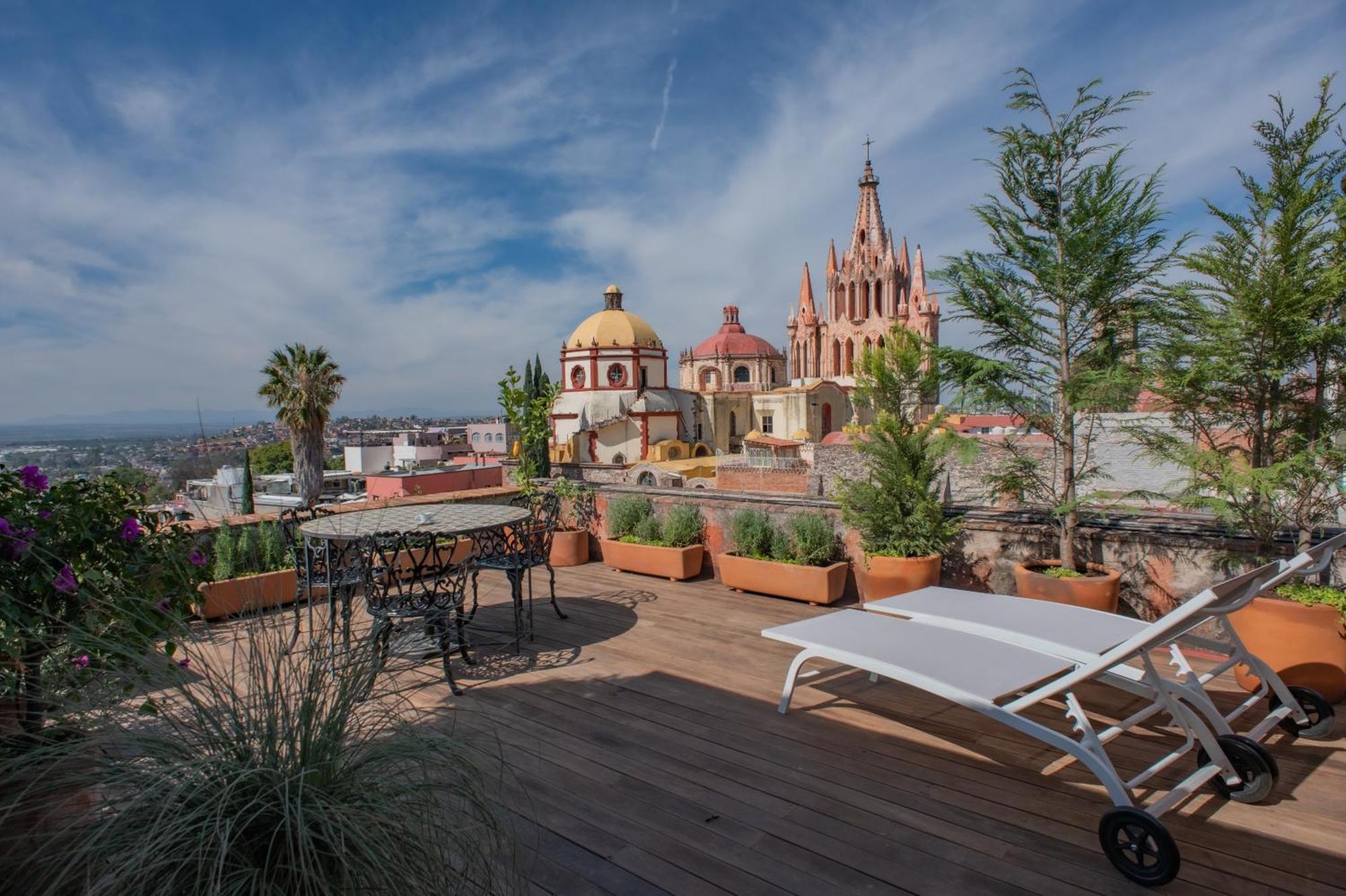 Suite De Lujo Con Terraza Panoramica San Miguel de Allende Buitenkant foto